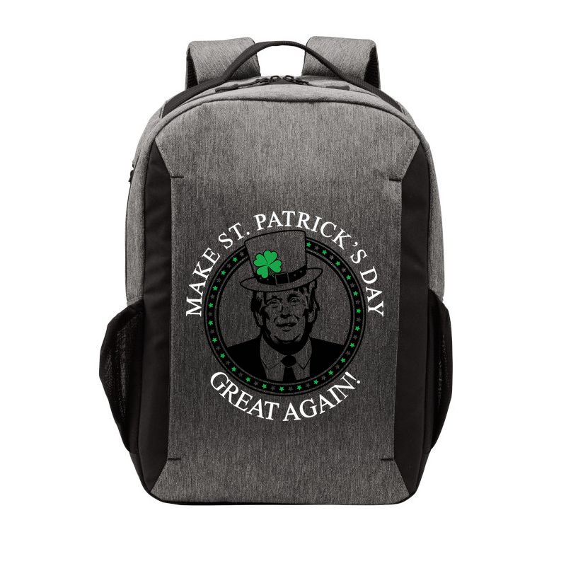 Make St. Patrick's Day Great Again Donald Trump Vector Backpack