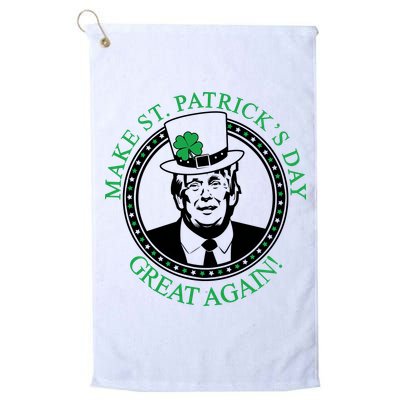 Make St. Patrick's Day Great Again Donald Trump Golf Towel