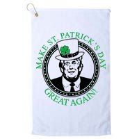 Make St. Patrick's Day Great Again Donald Trump Golf Towel