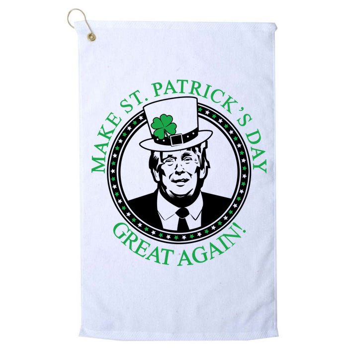 Make St. Patrick's Day Great Again Donald Trump Golf Towel