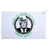 Make St. Patrick's Day Great Again Donald Trump Grommeted Golf Towel