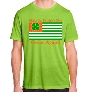 Make St. Patrick's Day Great Again! Irish America USA Clover Flag Adult ChromaSoft Performance T-Shirt