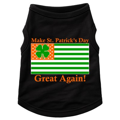 Make St. Patrick's Day Great Again! Irish America USA Clover Flag Doggie Tank