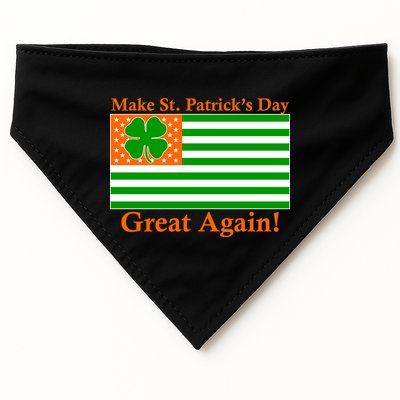 Make St. Patrick's Day Great Again! Irish America USA Clover Flag USA-Made Doggie Bandana