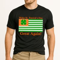 Make St. Patrick's Day Great Again! Irish America USA Clover Flag Cooling Performance Crew T-Shirt