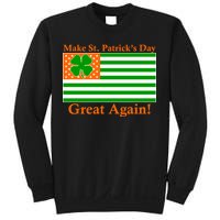 Make St. Patrick's Day Great Again! Irish America USA Clover Flag Sweatshirt