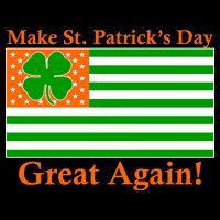 Make St. Patrick's Day Great Again! Irish America USA Clover Flag Impact Tech Backpack