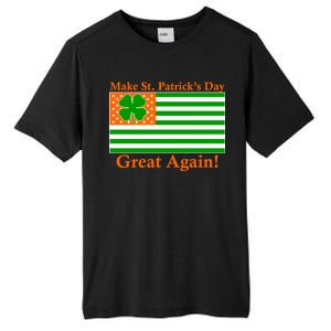 Make St. Patrick's Day Great Again! Irish America USA Clover Flag Tall Fusion ChromaSoft Performance T-Shirt