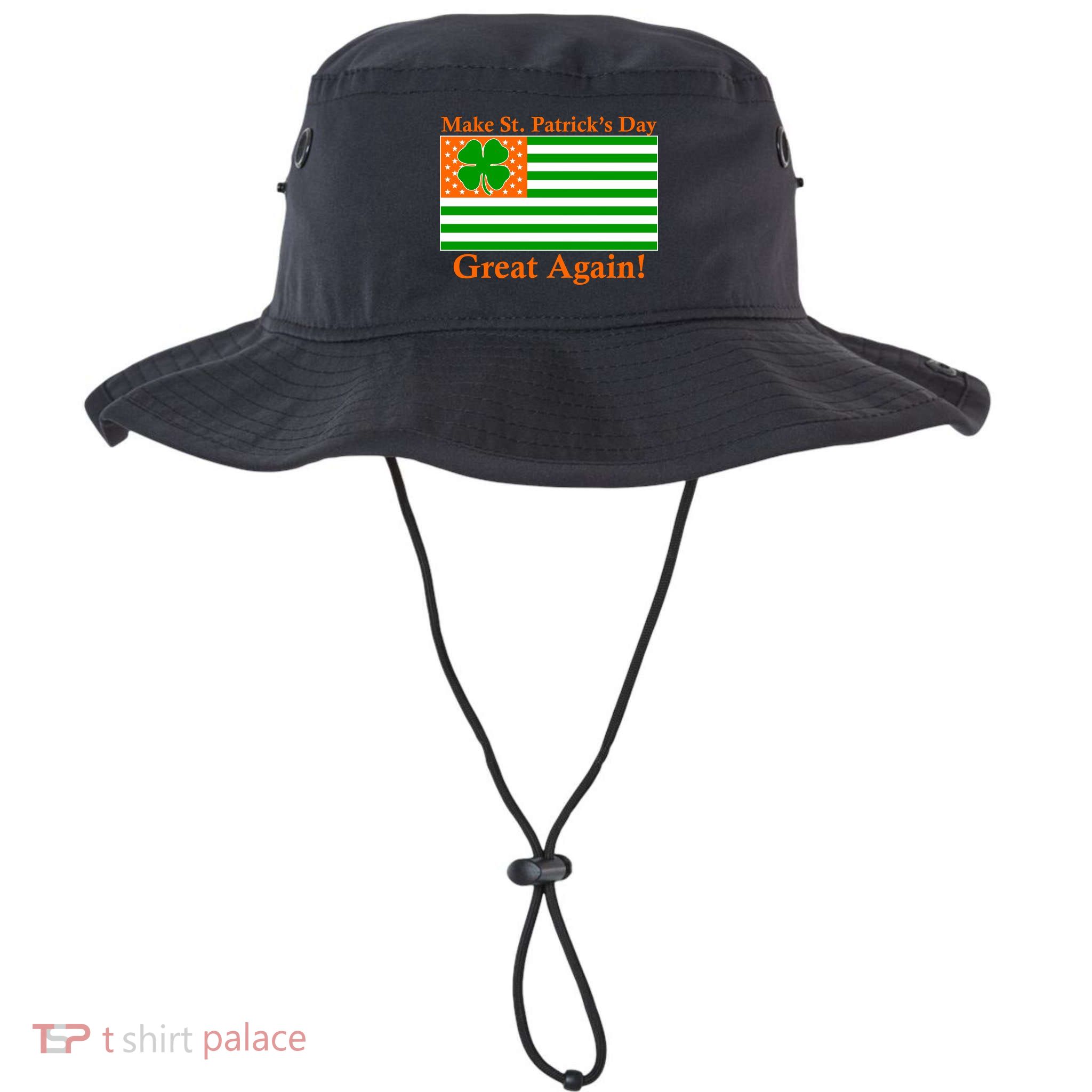 Make St. Patrick's Day Great Again! Irish America USA Clover Flag Bucket Hat