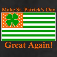 Make St. Patrick's Day Great Again! Irish America USA Clover Flag Hat