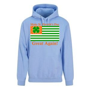 Make St. Patrick's Day Great Again! Irish America USA Clover Flag Unisex Surf Hoodie