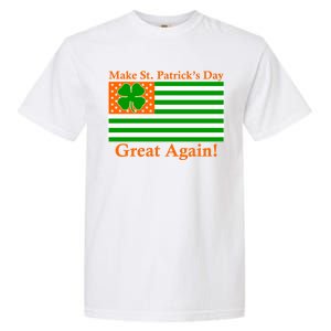 Make St. Patrick's Day Great Again! Irish America USA Clover Flag Garment-Dyed Heavyweight T-Shirt