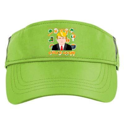 Make St. Patrick's Day Great Again President Donald Trump Adult Drive Performance Visor