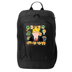 Make St. Patrick's Day Great Again President Donald Trump City Backpack