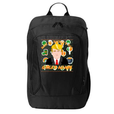 Make St. Patrick's Day Great Again President Donald Trump City Backpack