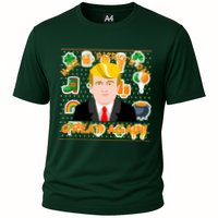 Make St. Patrick's Day Great Again President Donald Trump Cooling Performance Crew T-Shirt
