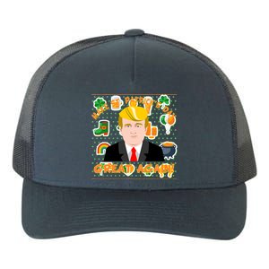 Make St. Patrick's Day Great Again President Donald Trump Yupoong Adult 5-Panel Trucker Hat