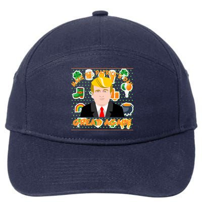 Make St. Patrick's Day Great Again President Donald Trump 7-Panel Snapback Hat