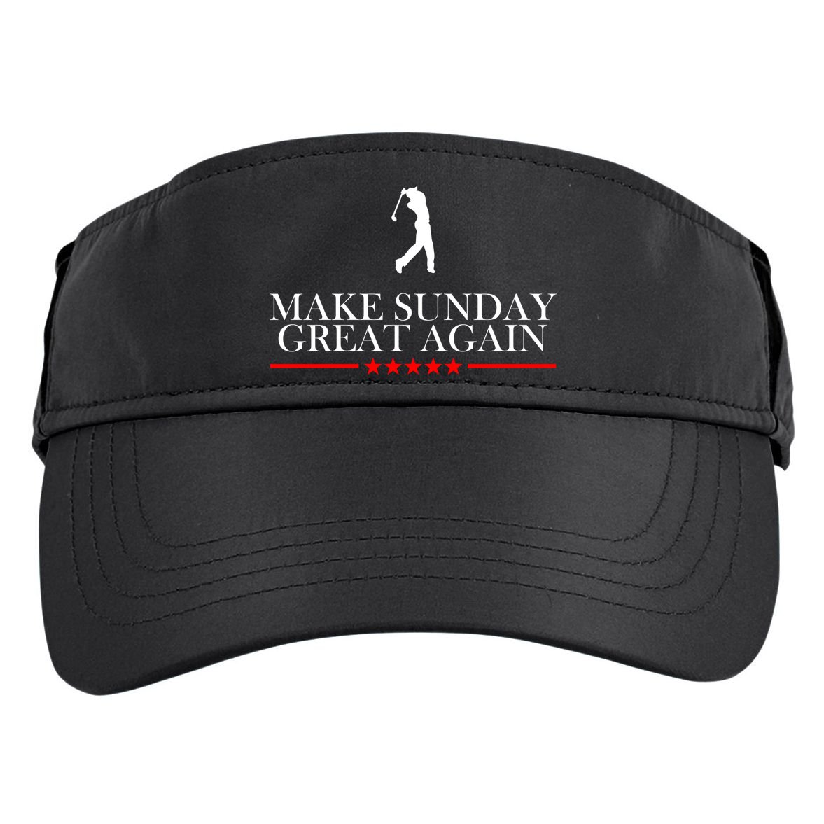 Make Sunday Great Again Golfing Adult Drive Performance Visor