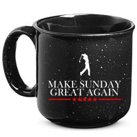 Make Sunday Great Again Golfing 15oz Campfire Ceramic Mug