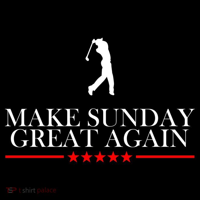 Make Sunday Great Again Golfing 16 in Basic Backpack