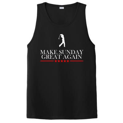 Make Sunday Great Again Golfing PosiCharge Competitor Tank