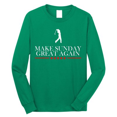 Make Sunday Great Again Golfing Long Sleeve Shirt