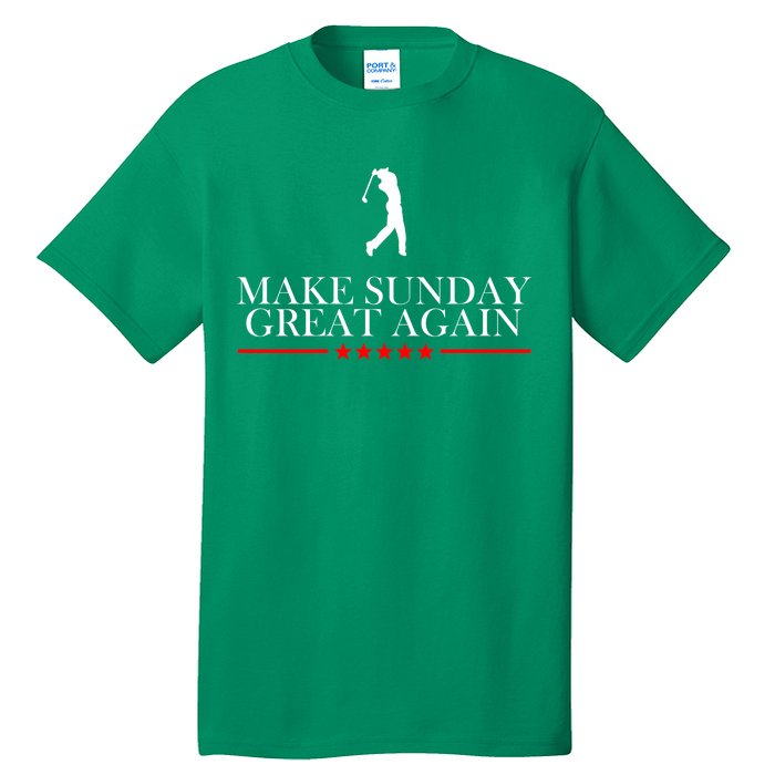 Make Sunday Great Again Golfing Tall T-Shirt