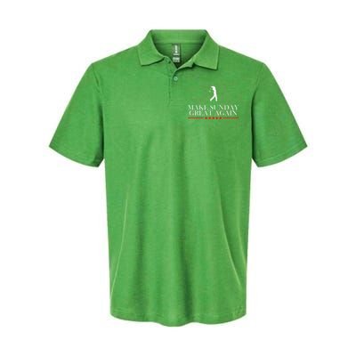 Make Sunday Great Again Golfing Softstyle Adult Sport Polo