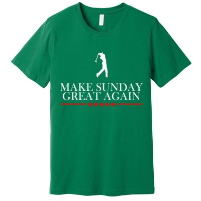 Make Sunday Great Again Golfing Premium T-Shirt