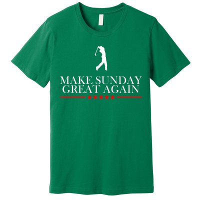 Make Sunday Great Again Golfing Premium T-Shirt