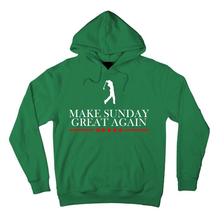 Make Sunday Great Again Golfing Tall Hoodie