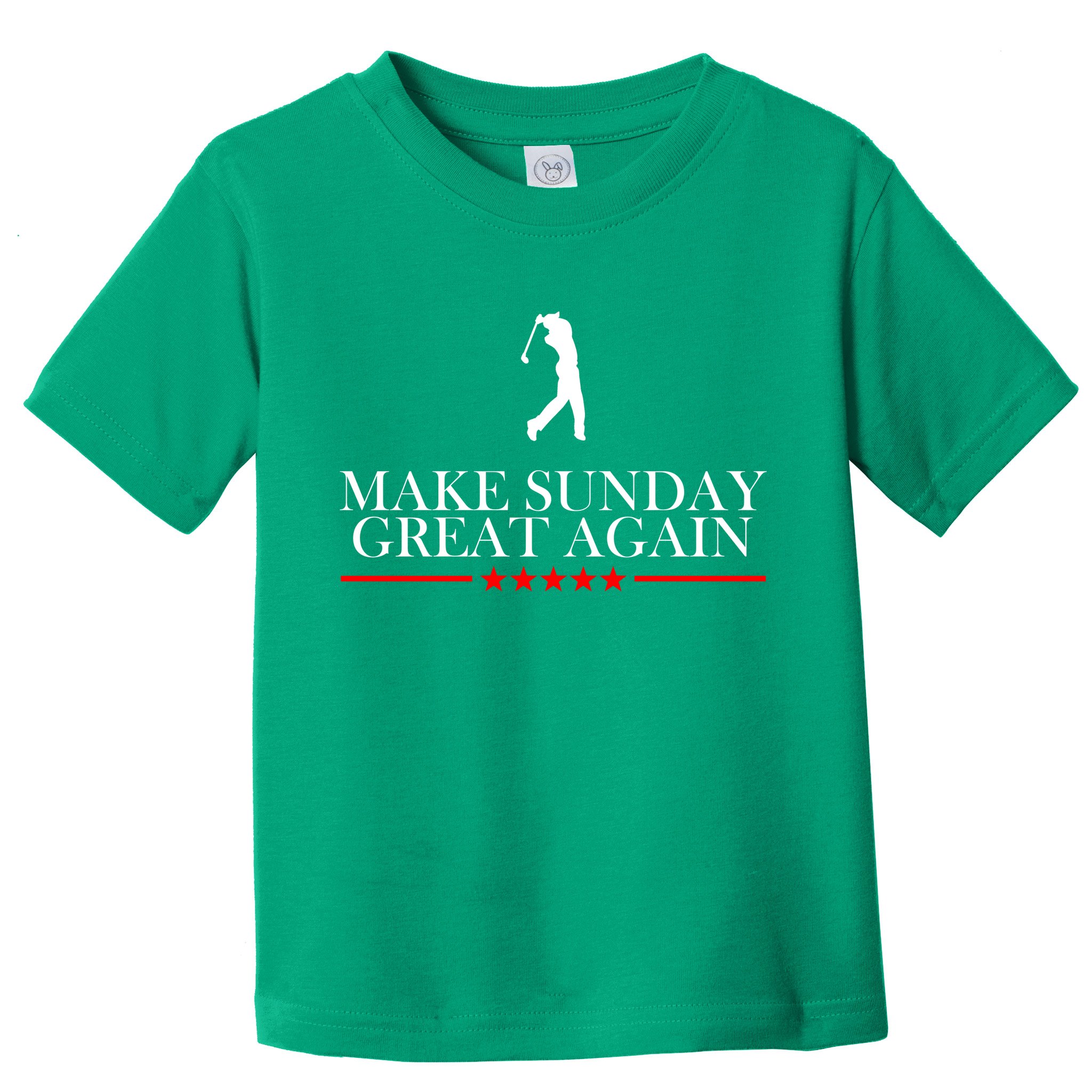 Make Sunday Great Again Golfing Toddler T-Shirt