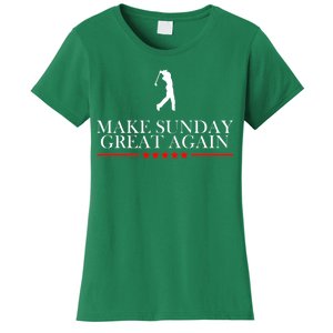 Make Sunday Great Again Golfing Women's T-Shirt