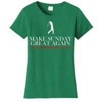 Make Sunday Great Again Golfing Women's T-Shirt