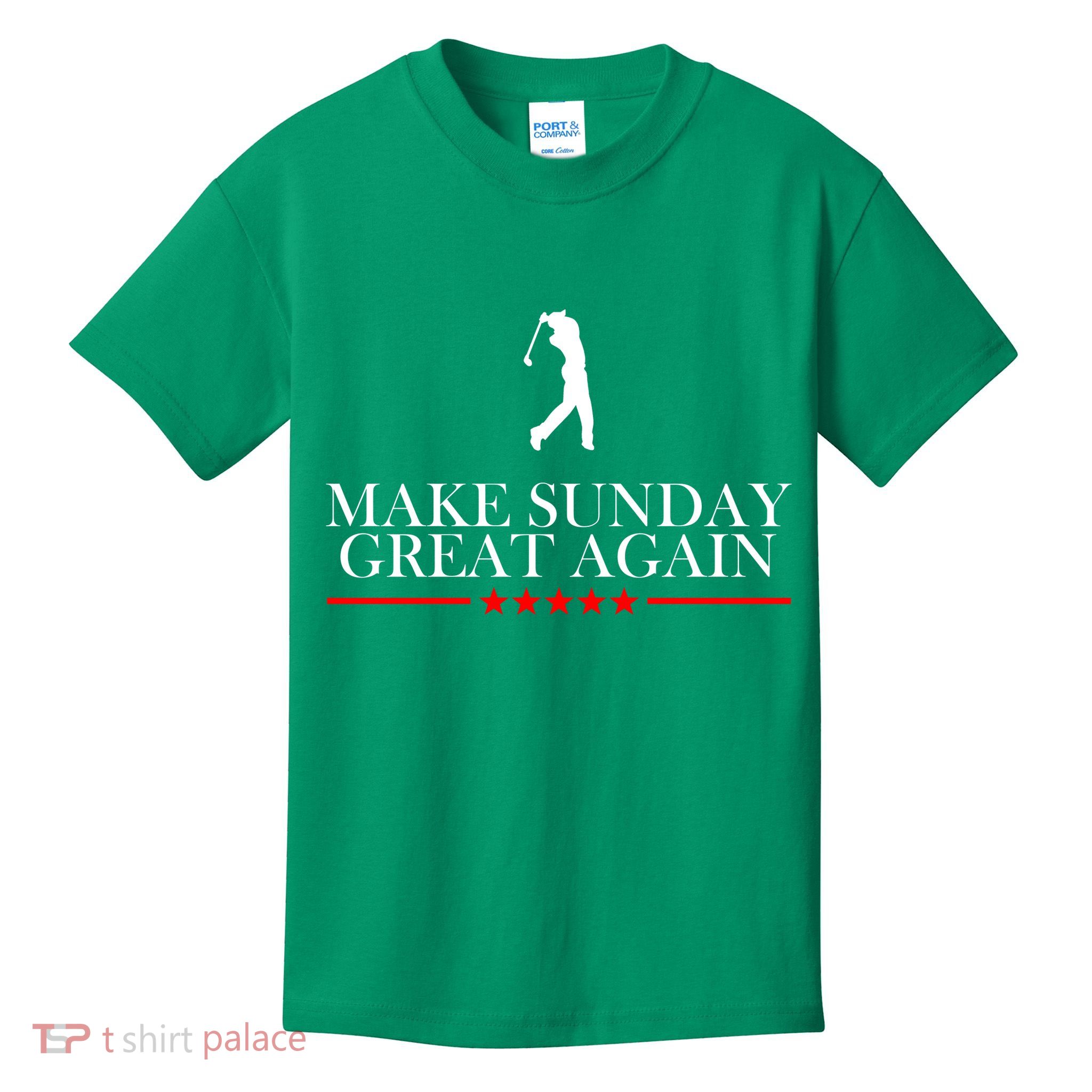 Make Sunday Great Again Golfing Kids T-Shirt