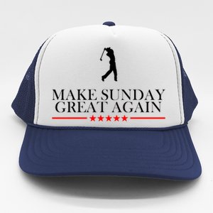 Make Sunday Great Again Golfing Trucker Hat