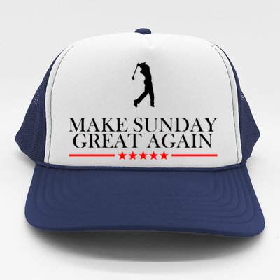 Make Sunday Great Again Golfing Trucker Hat