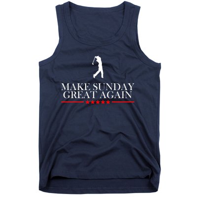 Make Sunday Great Again Golfing Tank Top