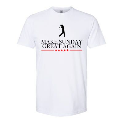 Make Sunday Great Again Golfing Softstyle® CVC T-Shirt