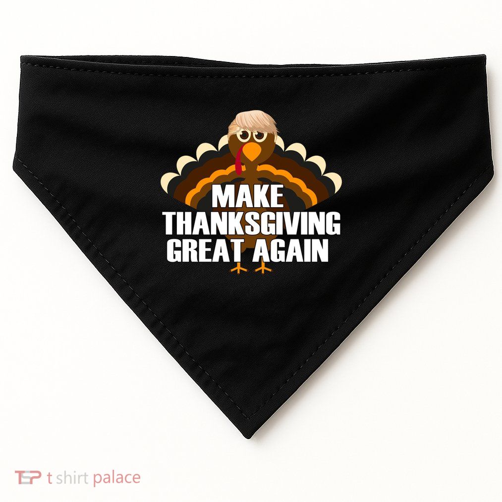 Make Thanksgiving Great Again USA-Made Doggie Bandana