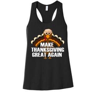 Make Thanksgiving Great Again Women's Racerback Tank