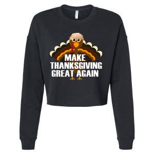 Make Thanksgiving Great Again Cropped Pullover Crew