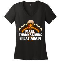 Make Thanksgiving Great Again Women's V-Neck T-Shirt