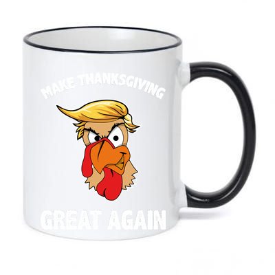 Make Thanksgiving Great Again Donald Trump 11oz Black Color Changing Mug