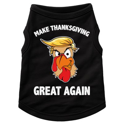 Make Thanksgiving Great Again Donald Trump Doggie Tank