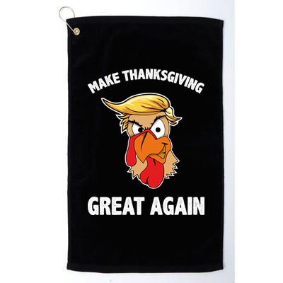 Make Thanksgiving Great Again Donald Trump Platinum Collection Golf Towel