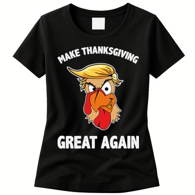 Make Thanksgiving Great Again Donald Trump Womens T-Shirt