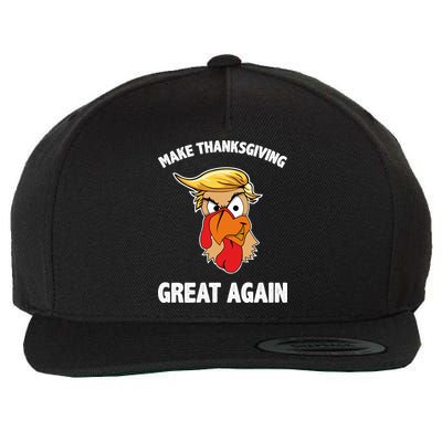 Make Thanksgiving Great Again Donald Trump Wool Snapback Cap