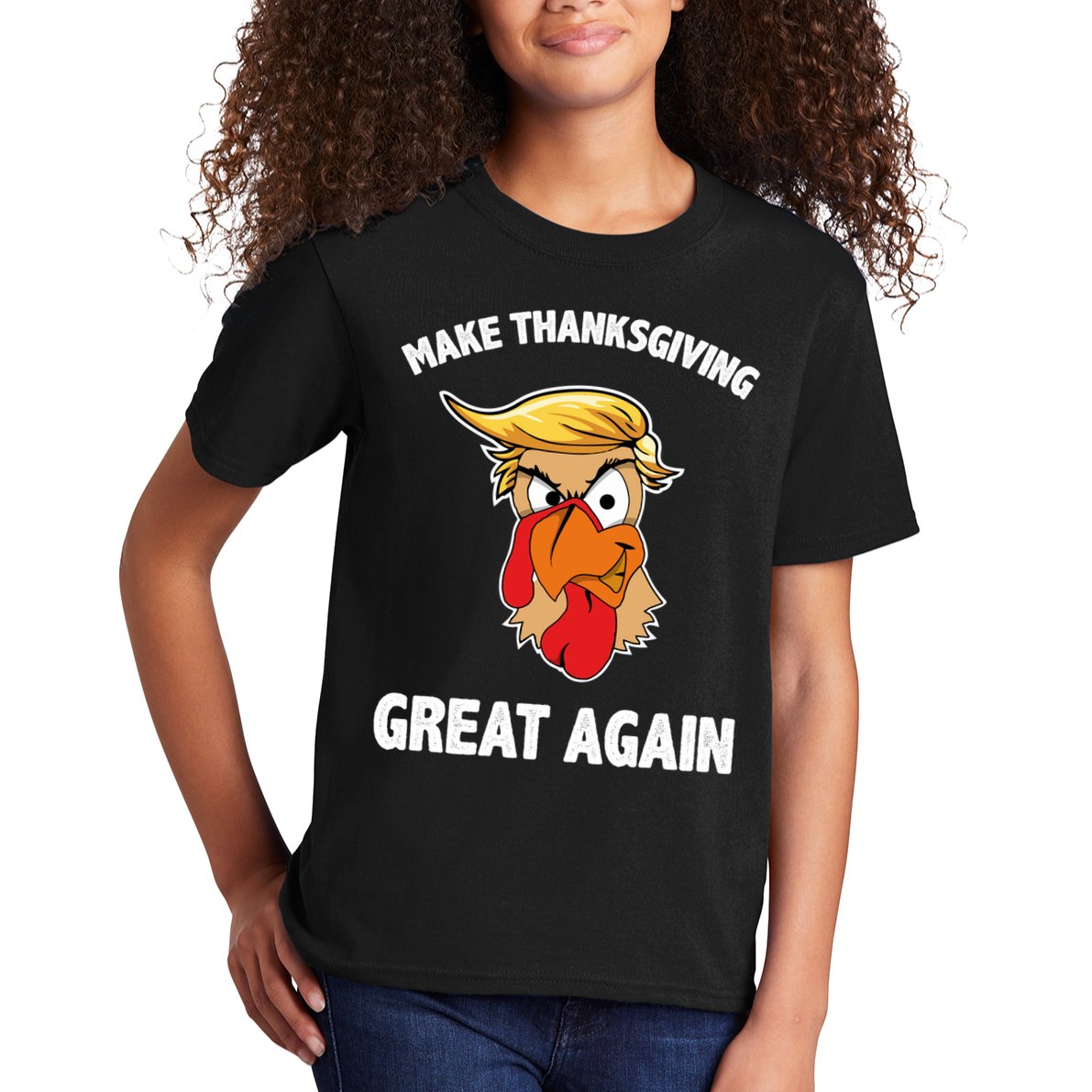 Make Thanksgiving Great Again Donald Trump Kids T-Shirt